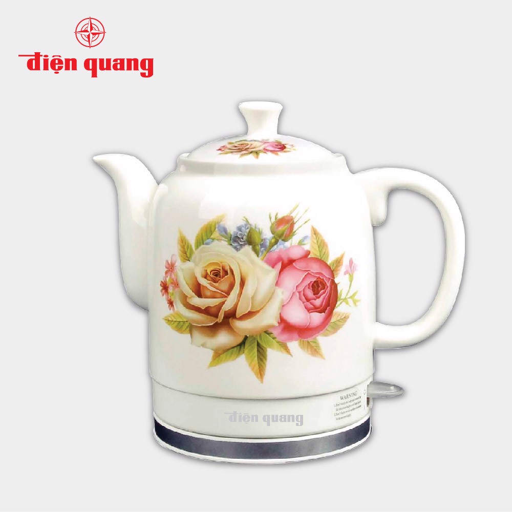 Ấm đun thân sứ siêu tốc 1500W 1.5L Điện Quang 62299009 1 62299009