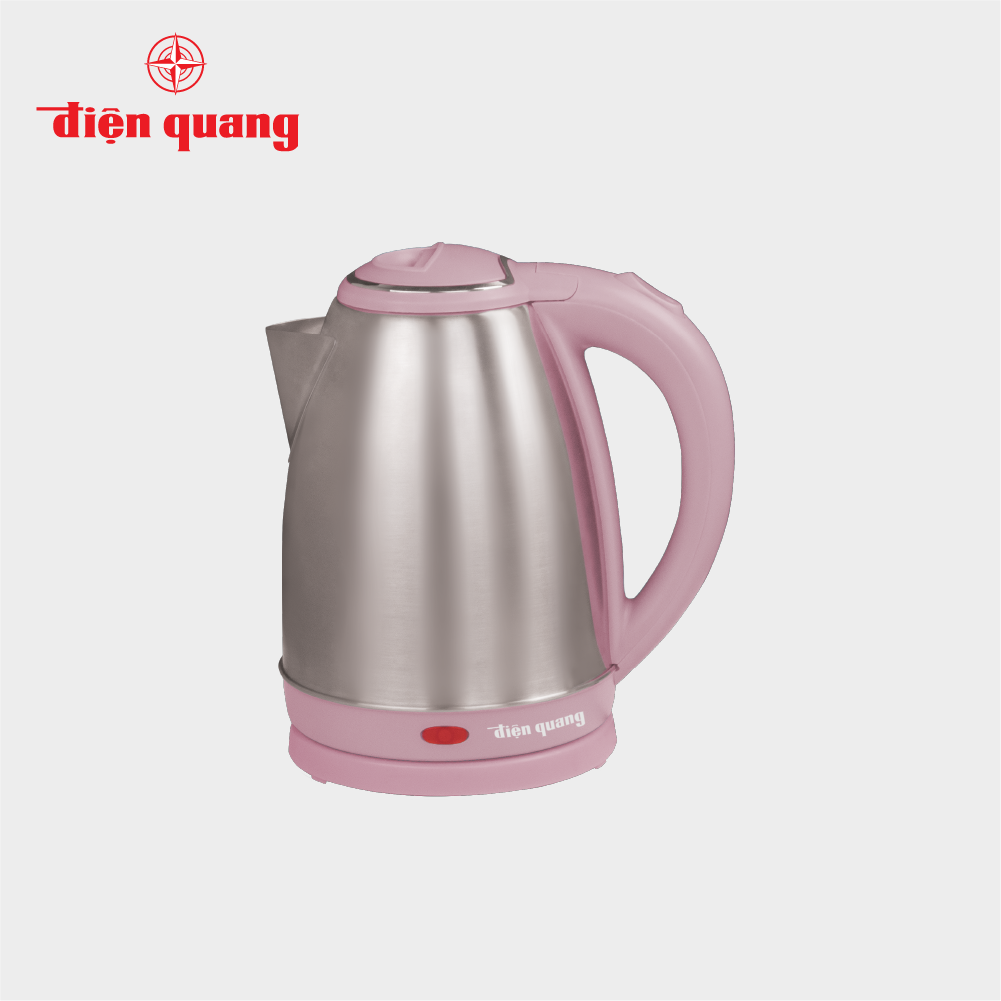 Ấm đun nước cao cấp 1500W 1.8L màu hồng Điện Quang 62299164 1 62299164