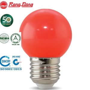 Bóng đèn LED BULB tròn màu 1W màu đỏ