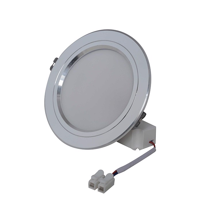 Đèn LED âm trần downlight viền bạc Rạng Đông AT10L 110/9W 2 Đèn LED Âm trần Downlight Rạng Đông AT10L 110/9W viền bạc