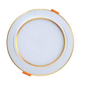 Đèn LED âm trần downlight viền vàng Rạng Đông AT10L 110/9W 4 Đèn LED Âm trần Downlight Rạng Đông AT10L 90/7W viền vàng