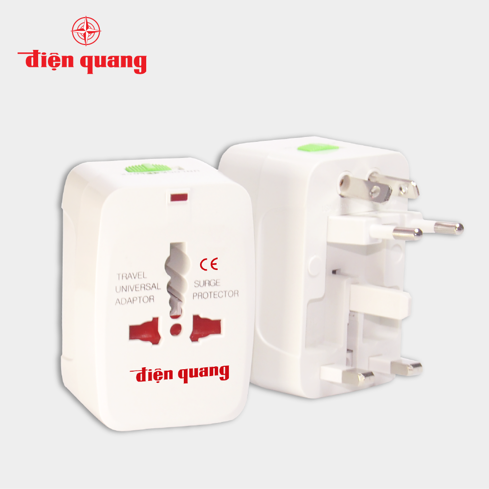 Ổ cắm du lịch Điện Quang ESK TV01 (Màu trắng) 1 Ổ cắm du lịch Điện Quang ESK TV01 (Màu trắng)