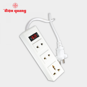 Ổ cắm hẹn giờ Điện Quang ESK MT06 WBL 13 (Điều chỉnh cơ, 1 lỗ - 3 chấu, trắng – đen) (Sao chép)