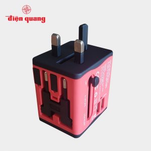 Ổ cắm du lịch Điện Quang ESK TV06 2U R (2 cổng USB) 6 Ổ cắm hẹn giờ ESK DT08 W 13 (Điều chỉnh điện tử, 1 lỗ - 3 chấu, trắng) (Sao chép)
