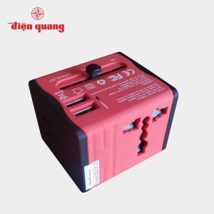Ổ cắm du lịch Điện Quang ESK TV06 2U R (2 cổng USB) 5 Ổ cắm hẹn giờ ESK DT08 W 13 (Điều chỉnh điện tử, 1 lỗ - 3 chấu, trắng) (Sao chép)