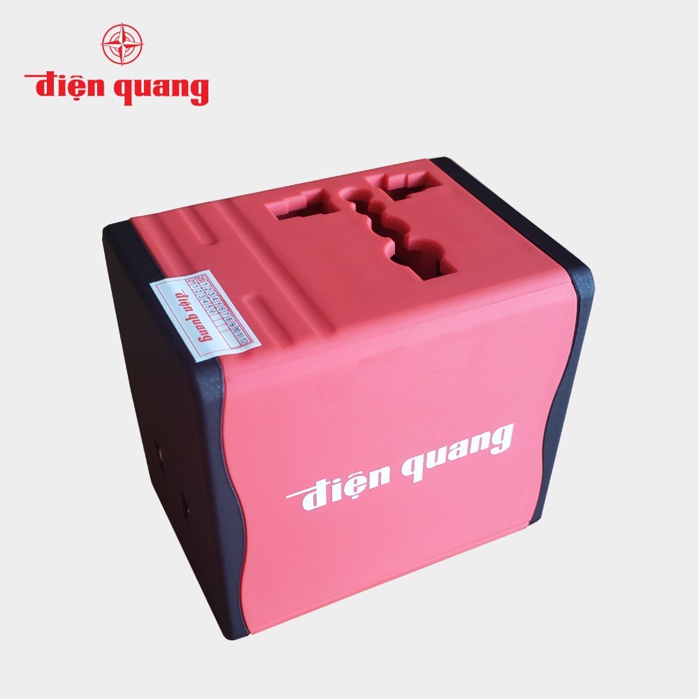 Ổ cắm du lịch Điện Quang ESK TV06 2U R (2 cổng USB) 1 Ổ cắm hẹn giờ ESK DT08 W 13 (Điều chỉnh điện tử, 1 lỗ - 3 chấu, trắng) (Sao chép)
