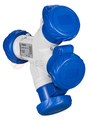 Ổ nối 3 ngả Schneider 2P+E 16A IP67 4 Ổ nối 3 ngả Schneider 2P+E 16A IP67 H1