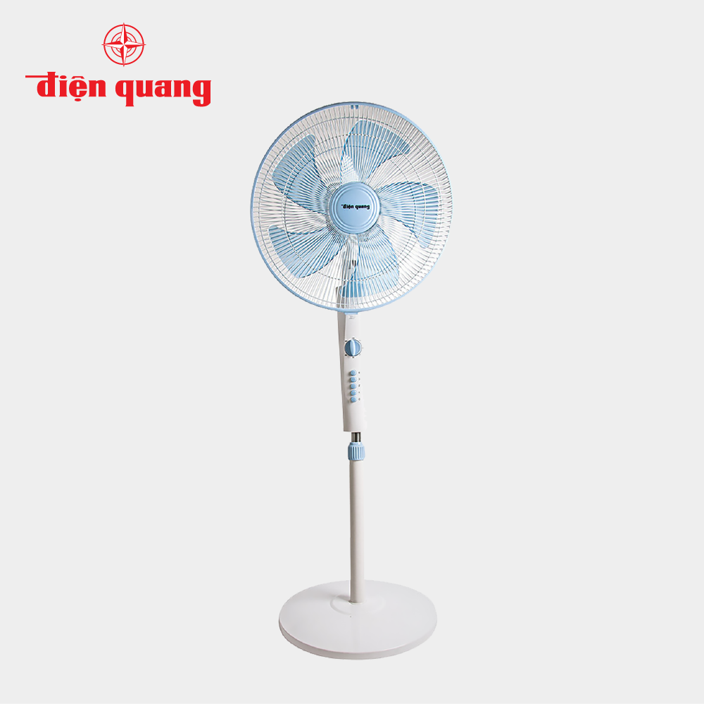 Quạt cây 5 cánh 40cm 4 tốc độ 36W Điện Quang ESF05W màu trắng 1 Quạt Điện Quang ESF04B (Kiểu đứng màu đen) (Sao chép)