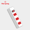 Set 3 Ổ cắm 2 chấu đơn âm tường DQHome IW1 O2PS W (màu trắng) (Sao chép)