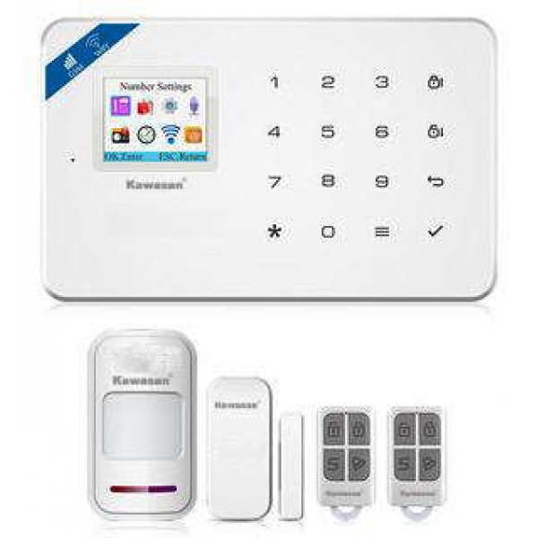 Báo trộm qua điện thoại Sim GSM và Wifi 433MHz Kawasan 262T WIFI - SIM 1 262t 1