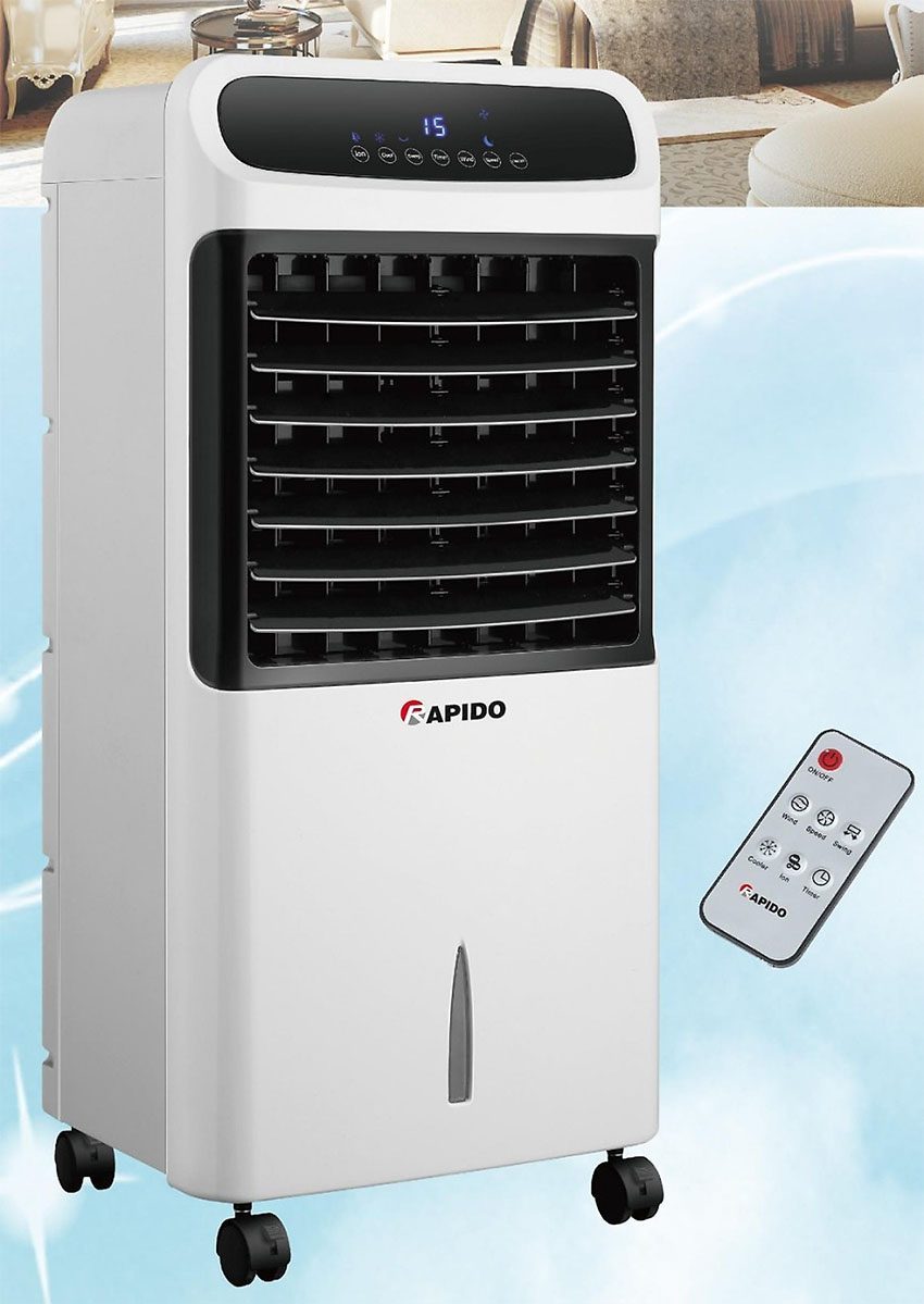 Mách bạn kinh nghiệm khi chọn mua quạt điều hòa 1 Quat Dieu Hoa Khong Khi Rapido Rac080 D 2 1