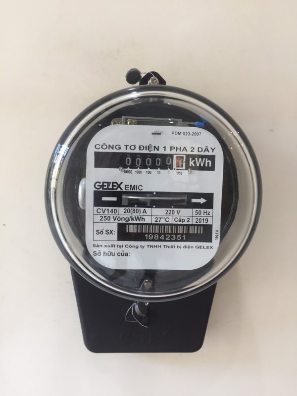 Công Tơ 1 Pha 5(20)A EMIC CV140 CTD 5(20)A 1 6 600x800