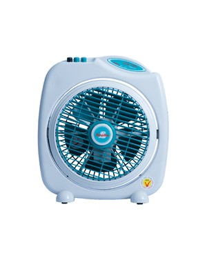 Quạt bàn đảo 5 cánh 20cm 2 tốc độ 28W màu kem cốm Senko BD230 KC 1 Bd230 01