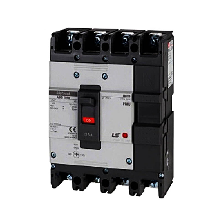 Aptomat/Cầu dao MCCB chỉnh dòng 4P 37kA LS ABS104c FMU 40A 1 Aptomat Ls Abs104c Fmu 40a