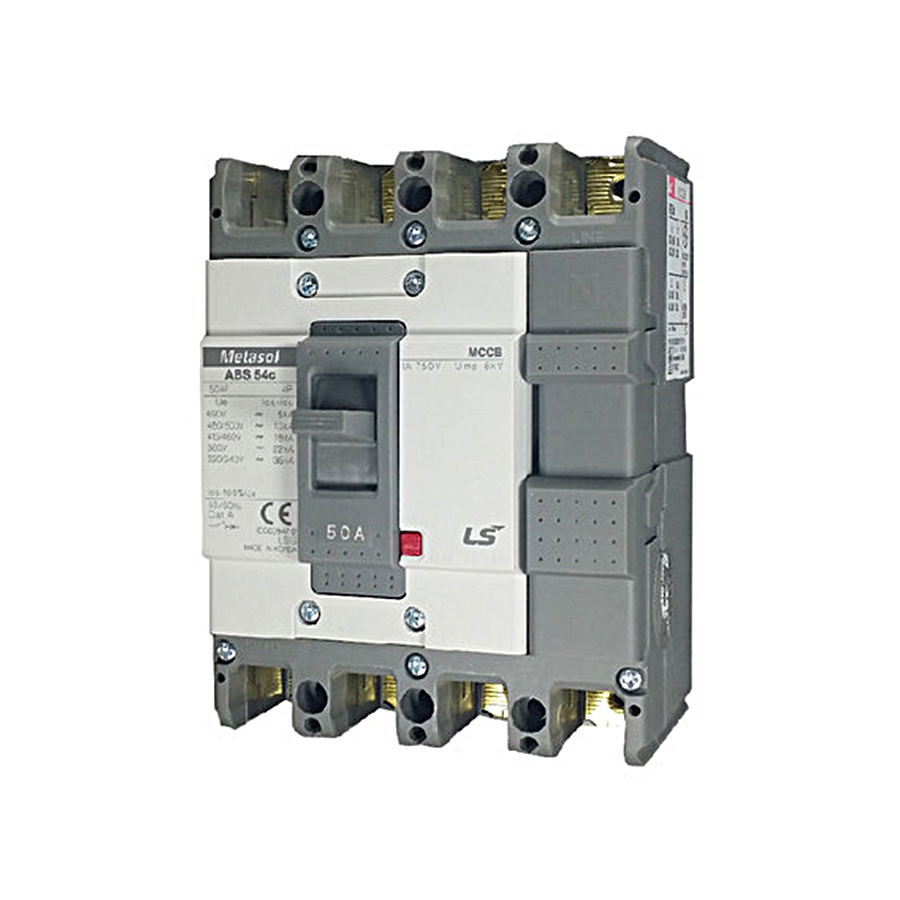 Aptomat/Cầu dao MCCB 4P 22kA LS ABS54c 20A 1 Aptomat Ls Abs54c 20a