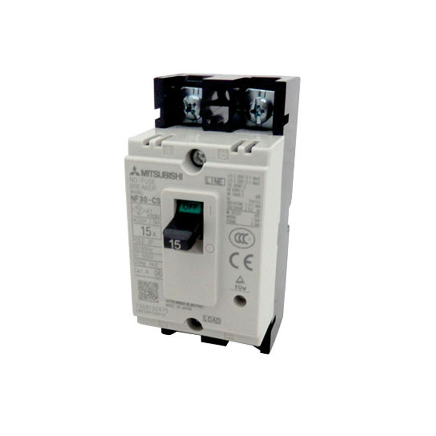 Aptomat MCCB 2 pha 40A 7.5KA Mitsubishi NF63 CV 2P 40A 1 Aptomat Mitsubishi Nf63 Cv 2p 40a
