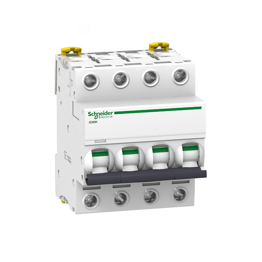 Aptomat MCB Acti9 IC60H 4P 6A 10kA 400VAC Schneider A9F84406 1 Aptomat Schneider A9f84406