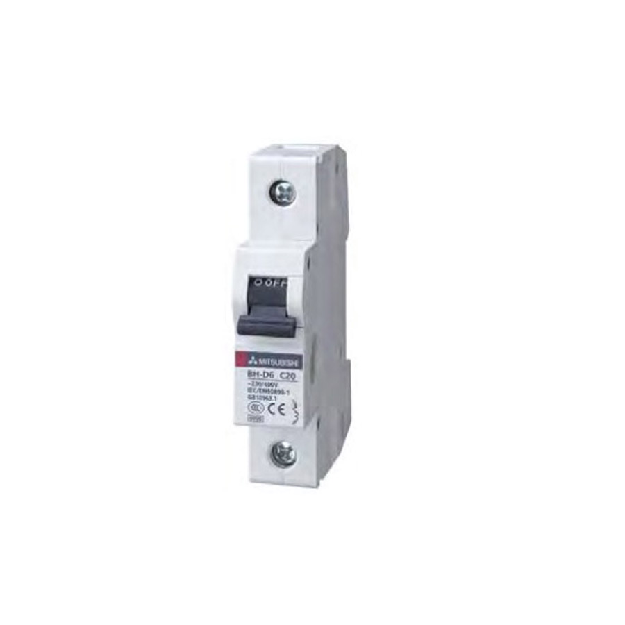 Aptomat ELCB 5kA Mitsubishi NV63-CV 3P 20A 15mA 9 Aptomat Mitshubishi Bh D6 1p N 6a