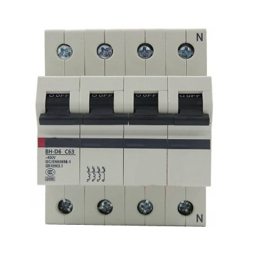 Aptomat MCB 4 pha 10kA Mitsubishi BH-D10 4P 4P 1 Aptomat Mitsubishi Bh D10 4p 4a