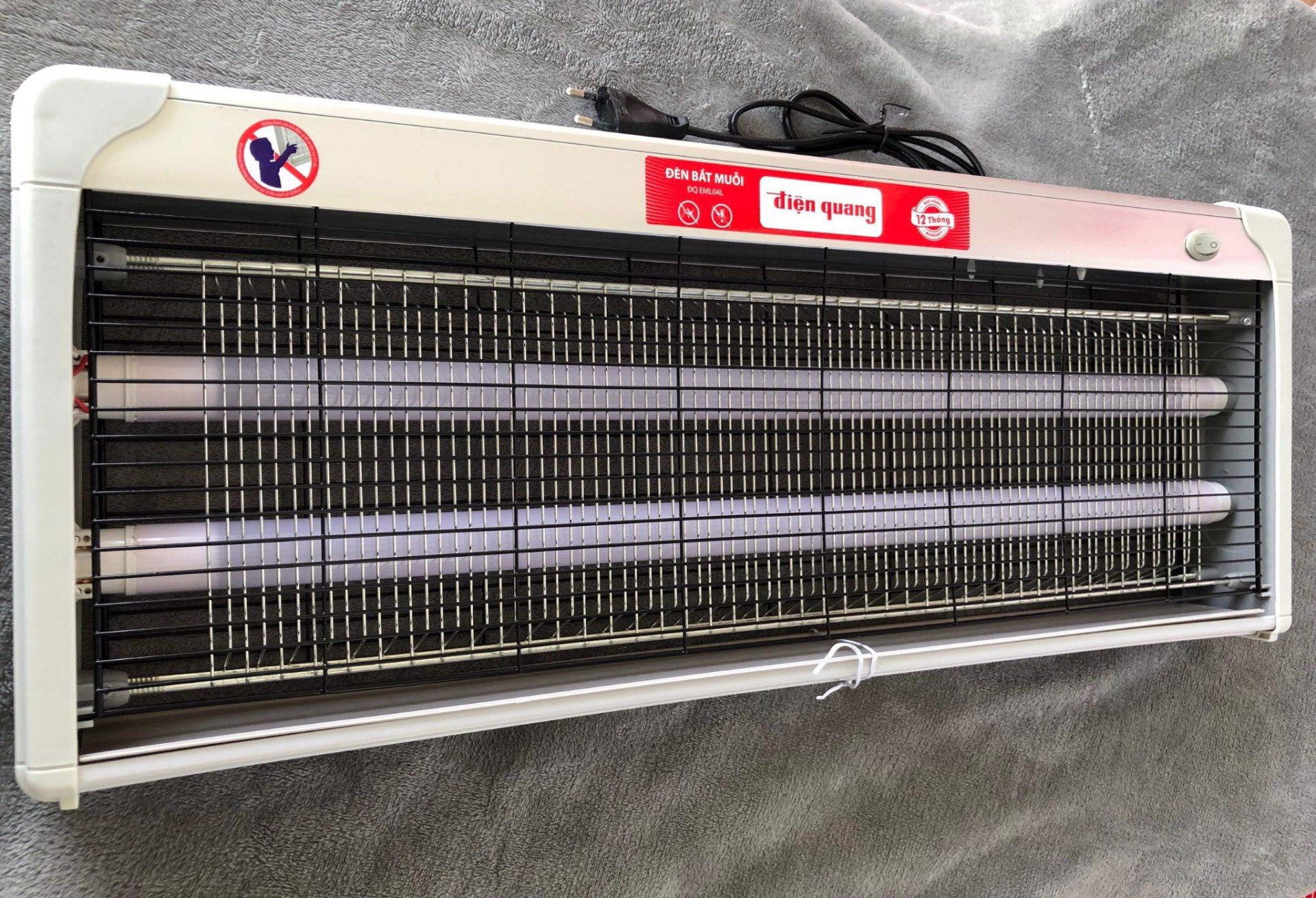 Đèn bắt muỗi 4.5W trắng 380x65mm Điện Quang EML06L 3 Đèn Bắt Muỗi Điện Quang Đq Eml04l 3
