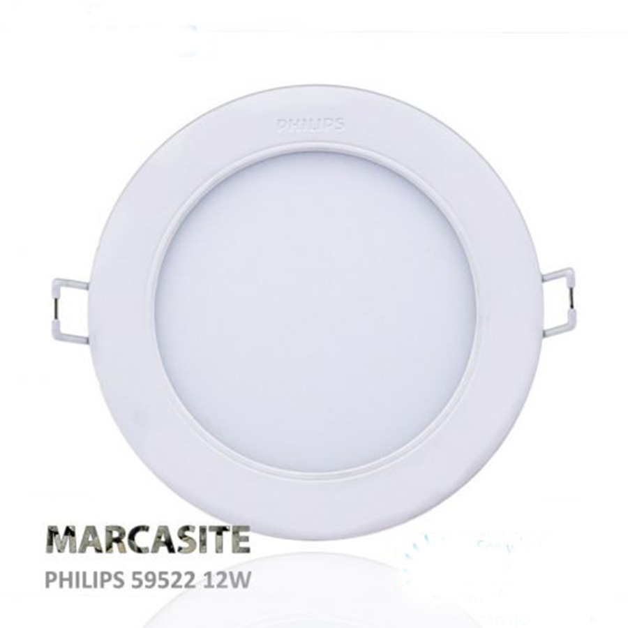 Đèn downlight âm trần LED Marcasite 12w Philips 59522 1 Den Downlight Am Tran Led Marcasite Philips 59522