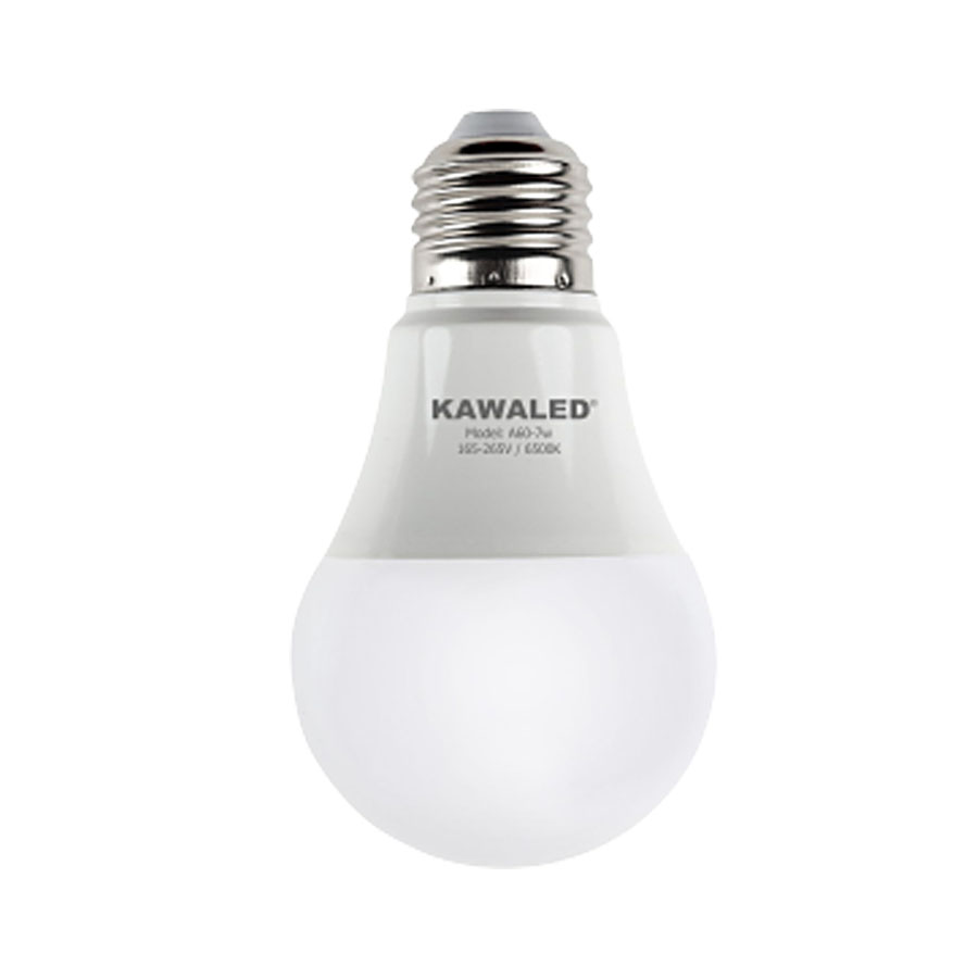 Đèn led Bulb nhỏ thân nhựa Kawaled A60-7W-T/V 1 Den Led Bulb Kawaled A60 7w Tv