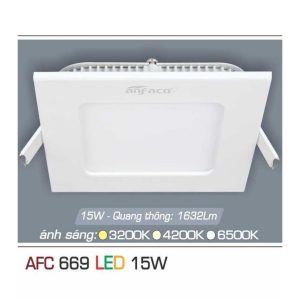 đèn Downlight Am Tran Anfaco Afc 669 15w 1c