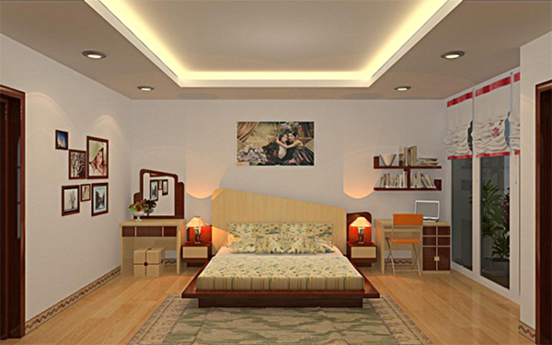 7 cách phân biệt đèn Led Downlight âm trần chi tiết nhất 1 Khoang Cach Bo Tri Den Downlight Phong Ngu