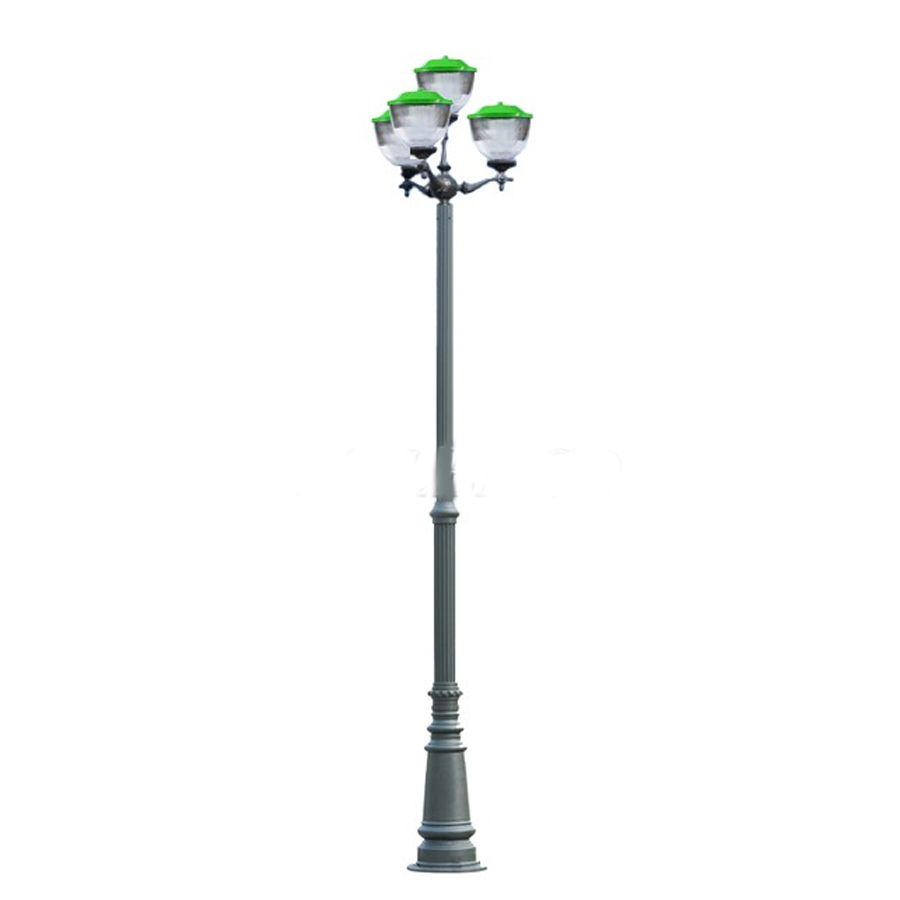 Cột đèn sân vườn Haledco HLVPE-CH06-4-4TL 1 Cot Den San Vuon Haledco Hlvpe Ch06 4 4tl