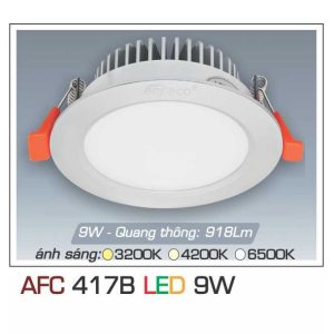 đèn Downlight Am Tran Anfaco Afc 417b 9w 1c