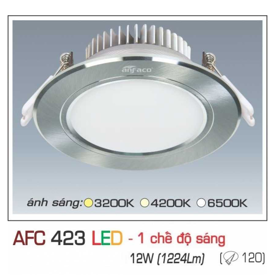 Đèn Downlight âm trần Anfaco AFC 423 12W 1C 1 đèn Downlight Am Tran Anfaco Afc 423 12w 1c