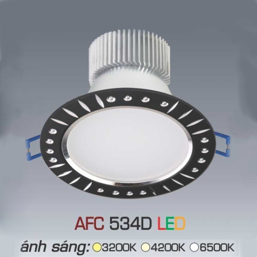 Đèn Downlight âm trần Anfaco AFC 534D 12W 1C 1 đèn Downlight Am Tran Anfaco Afc 534d 12w 1c