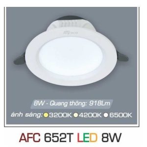 đèn Downlight Am Tran Anfaco Afc 652t 8w