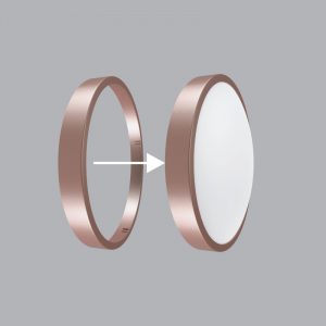 Viền đèn Led ốp trần màu đỏ sẫm MPE BD30 R