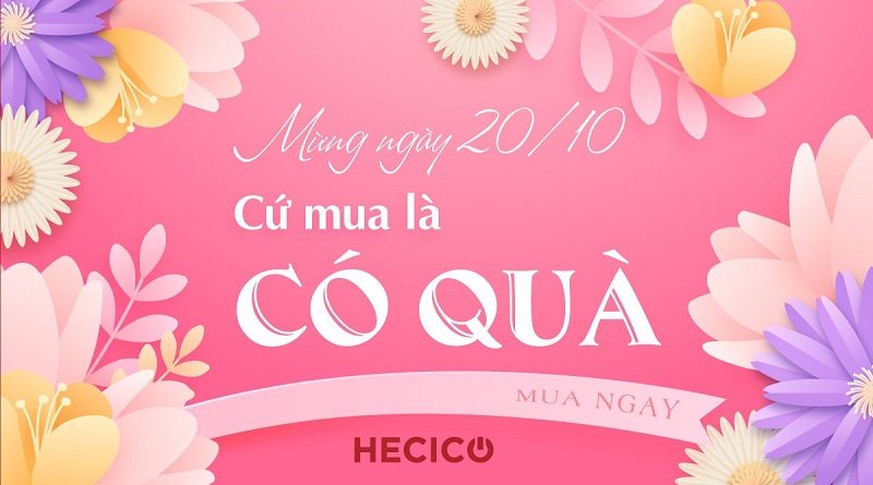 Hecico chúc mừng ngày phụ nữ Việt Nam 20/10