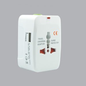 Ổ cắm du lịch tích hợp cổng USB MPE TA3