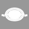 Đèn Downlight 3s seri viền bạc 9W vàng Nanoco NDL093S90