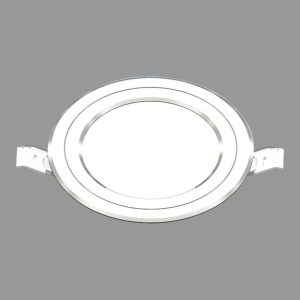 Đèn Downlight 3s seri viền bạc 9W 3 màu Nanoco NDL09CS90