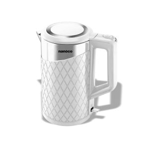 Ấm siêu tốc nhựa 1.8L màu trắng Nanoco NKT1817W