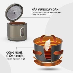 NỒI CƠM ĐIỆN 1.8L SUNHOUSE SHD8631