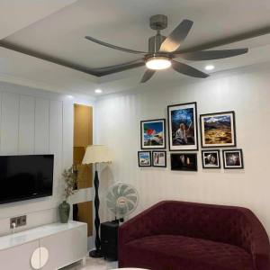 Quạt trần 6 cánh Nanoco NCF5462-SL Màu Bạc