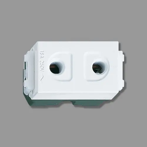 Ổ cắm đơn chân tròn Wide Series Panasonic WEG1090SW 1 Ổ cắm đơn chân tròn Wide Series Panasonic WEG1090SW