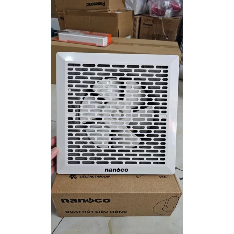 Quạt Hút Siêu Mỏng âm tường Nanoco NMV2523 Lỗ Khoét 250mm 3 Quạt Hút Siêu Mỏng âm tường Nanoco NMV2523 Lỗ Khoét 250mm - Ảnh 3