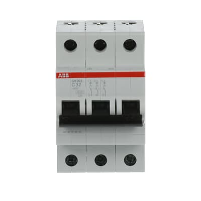 Cầu Dao Tự Động 3P 32A 6kA (SH203-C32) ABB 2CDS213001R0324 1 Cầu Dao Tự Động 3P 32A 6kA (SH203-C32) ABB 2CDS213001R0324