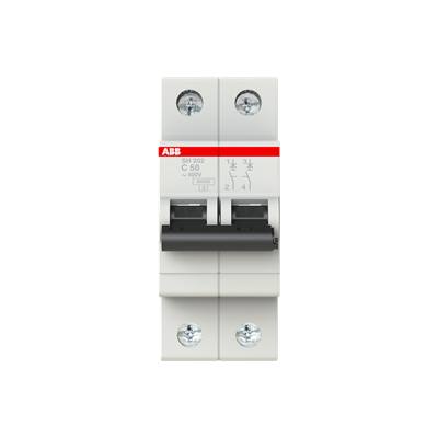 Cầu Dao Tự Động 2P 50A 6kA (SH202-C50) ABB 2CDS212001R0504 1 Cầu Dao Tự Động 2P 50A 6kA (SH202-C50) ABB 2CDS212001R0504