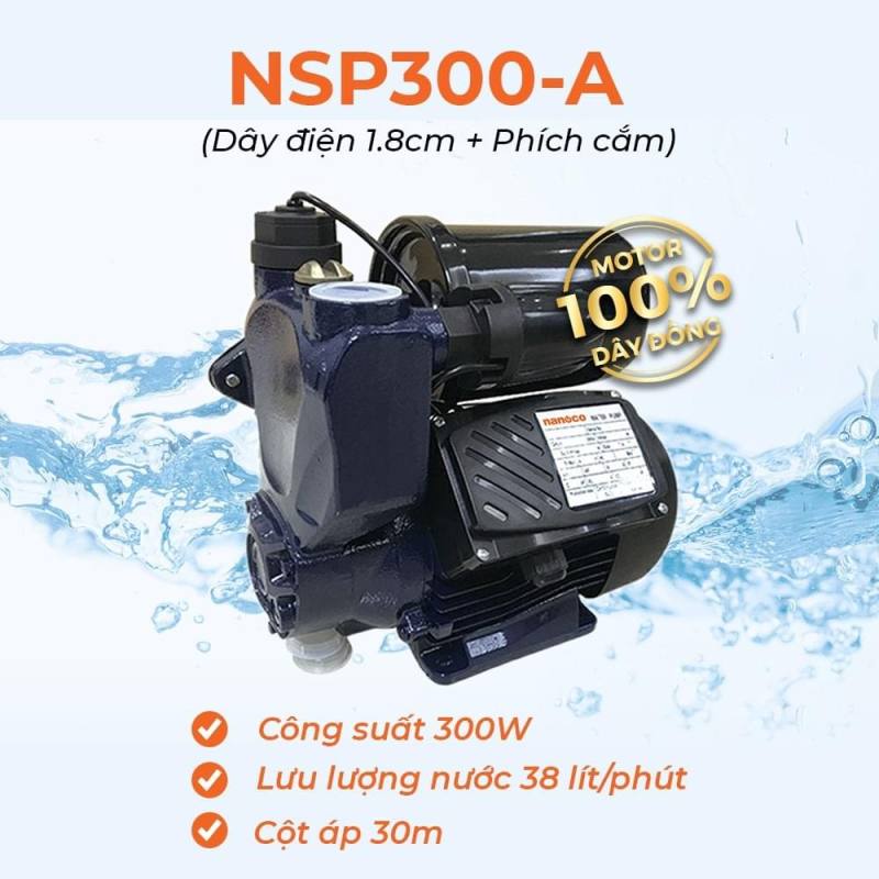 Máy bơm nước tăng áp điện tử 300W NCPS300-A Nanoco 3 Máy bơm nước tăng áp điện tử 300W NCPS300-A Nanoco - Ảnh 3