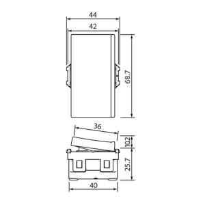 Công Tắc 2 Chiều lớn Halumie WEVH5512/WEVH5512-7 Panasonic
