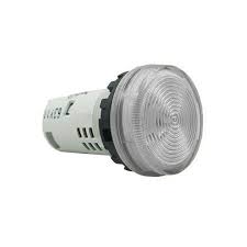 Đèn báo pha 220V 22mm Trắng YW1P-1UQM3W IDEC