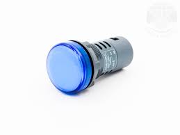 Đèn báo pha 220V 22mm xanh lam XA2EVM6LC Schneider